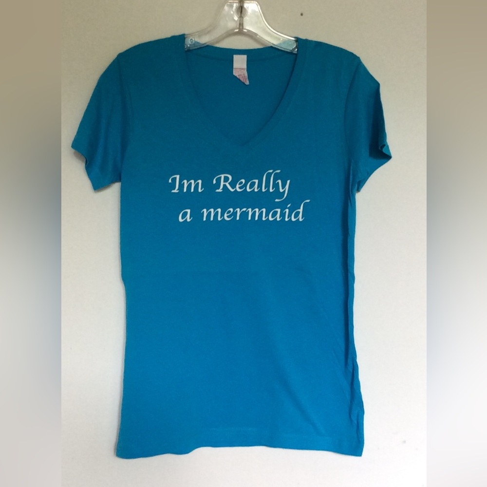 I'm Really A Mermaid V Neck